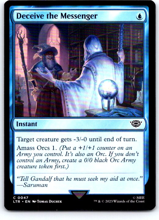 Deceive the Messenger 47 Universes Beyond: LOTR: Tales of Middle-earth MTG NM