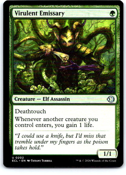 Virulent Emissary 202 Uncommon Lorwyn Eclipsed Magic: The Gathering Near Mint