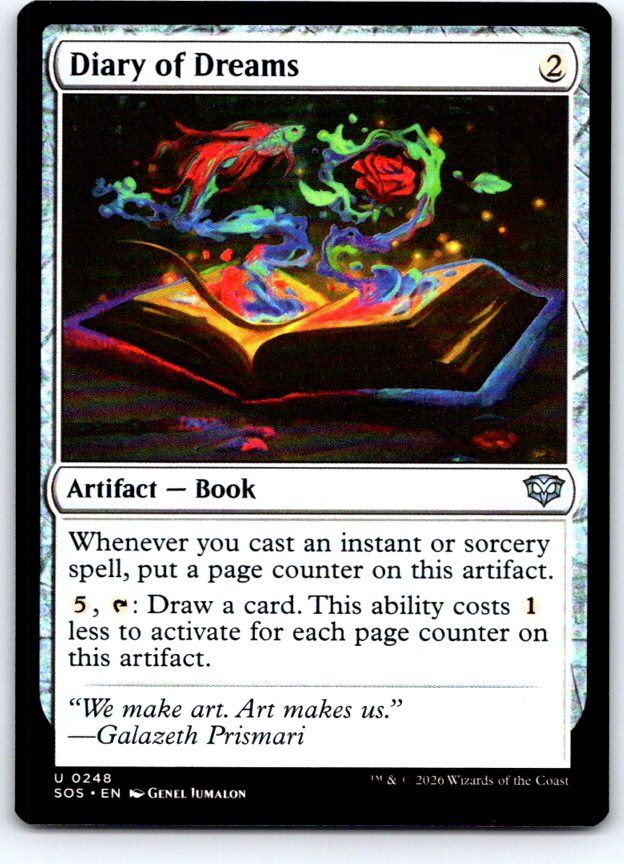 Diary of Dreams 248 Uncommon Secrets of Strixhaven Magic: The Gathering NM