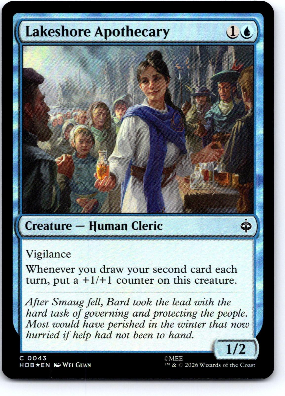 Lakeshore Apothecary 43 Common The Hobbit Magic: The Gathering Foil Near Mint