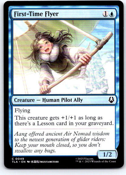First-Time Flyer 49 Common Avatar: The Last Airbender Magic: The Gathering NM