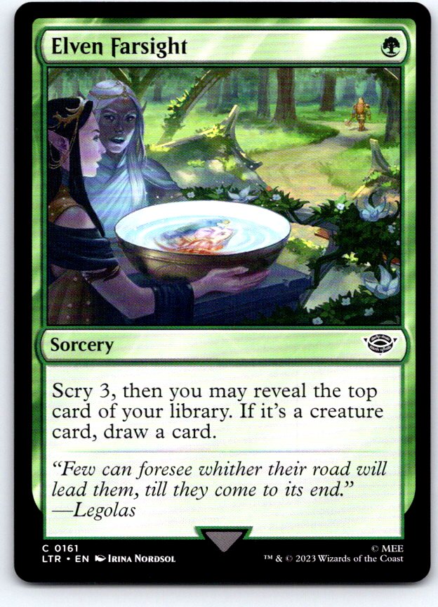 Elven Farsight 161 Universes Beyond: LOTR Magic: The Gathering NM