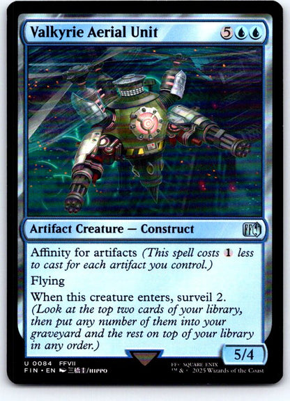 Valkyrie Aerial Unit 84 Uncommon FINAL FANTASY Magic: The Gathering Near Mint