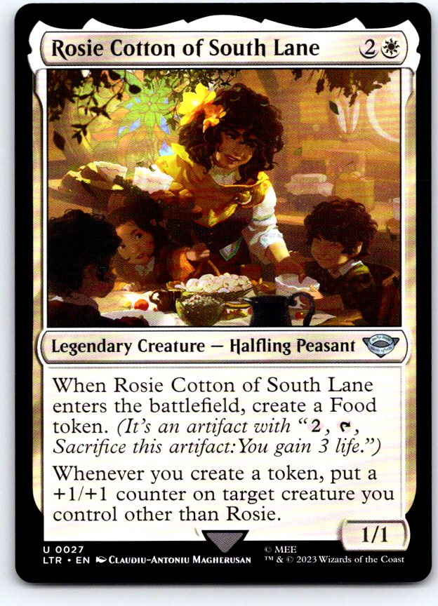 Rosie Cotton of South Lane 27 Universes Beyond: LOTR Magic: The Gathering NM