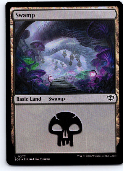 Swamp (0277) 277 Land Secrets of Strixhaven Magic: The Gathering Foil Near Mint