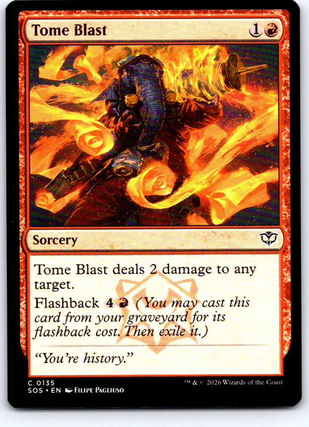 Tome Blast 135 Common Secrets of Strixhaven Magic: The Gathering Near Mint