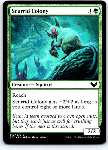 Scurrid Colony 142 Common Strixhaven: School of Mages Magic: The Gathering NM