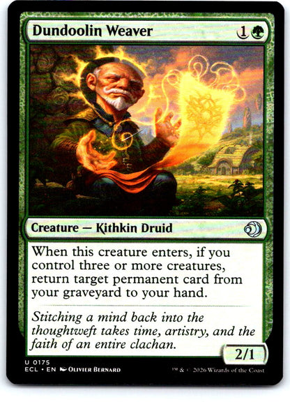 Dundoolin Weaver 175 Uncommon Lorwyn Eclipsed Magic: The Gathering Near Mint
