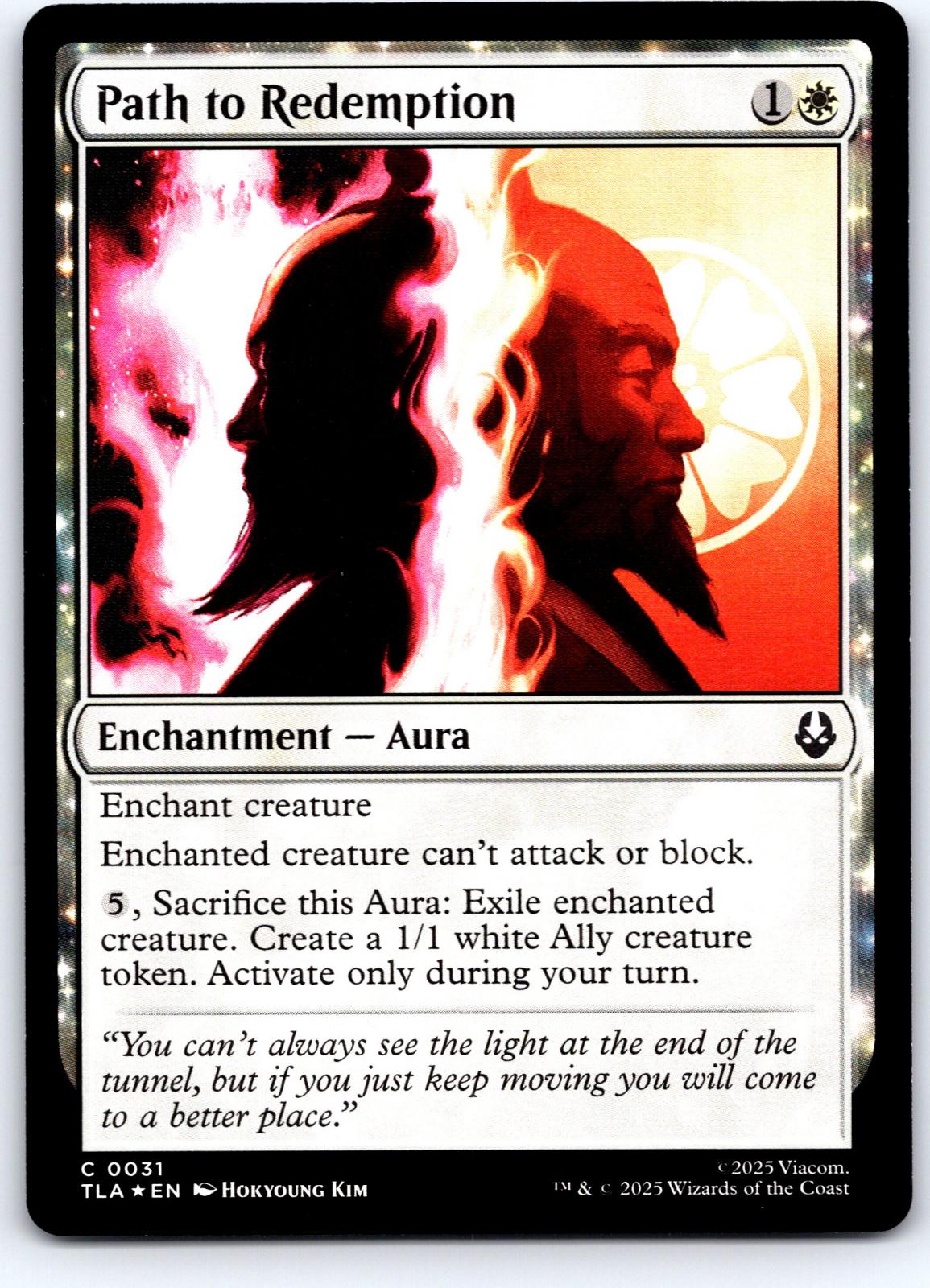 Path to Redemption 31 Avatar: The Last Airbender Magic: The Gathering Foil NM