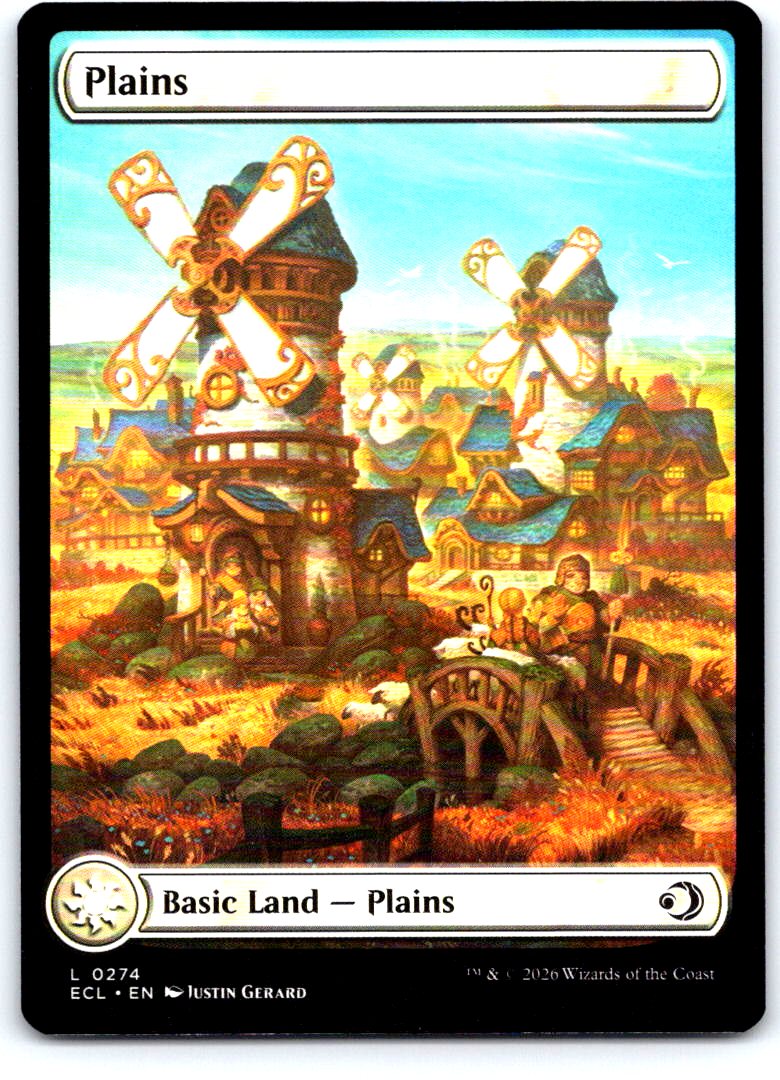 Plains (0274) 274 Land Lorwyn Eclipsed Magic: The Gathering Near Mint