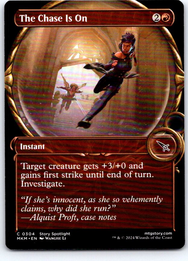 The Chase Is On (Showcase) 304 Murders at Karlov Manor Magic: The Gathering NM