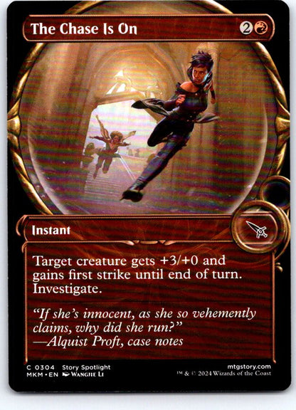 The Chase Is On (Showcase) 304 Murders at Karlov Manor Magic: The Gathering NM