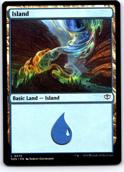 Island (0274) 274 Land Secrets of Strixhaven Magic: The Gathering Near Mint
