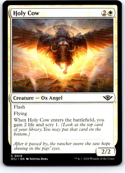 Holy Cow 16 Common Outlaws of Thunder Junction Magic: The Gathering Near Mint