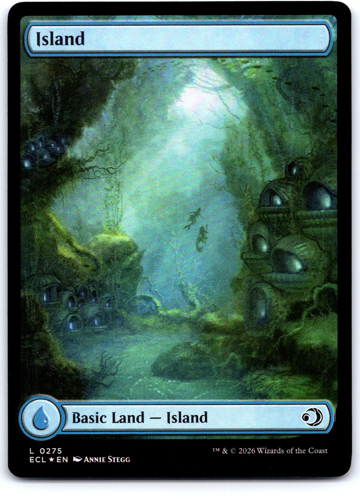Island (0275) 275 Land Lorwyn Eclipsed Magic: The Gathering Foil Near Mint
