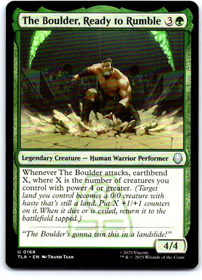 The Boulder, Ready to Rumble 168 Avatar: The Last Airbender MTG NM