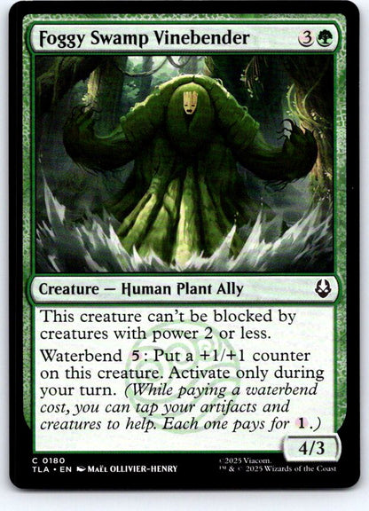 Foggy Swamp Vinebender 180 Avatar: The Last Airbender Magic: The Gathering NM