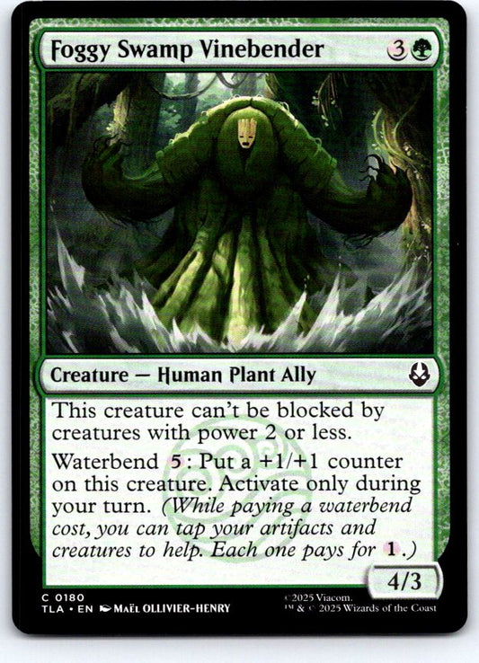 Foggy Swamp Vinebender 180 Avatar: The Last Airbender Magic: The Gathering NM