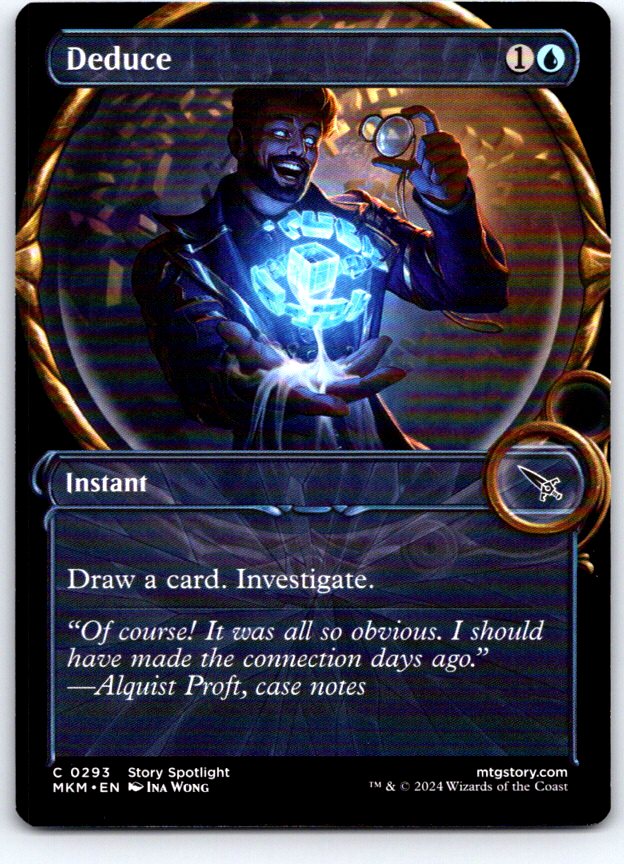 Deduce (Showcase) 293 Common Murders at Karlov Manor Magic: The Gathering NM