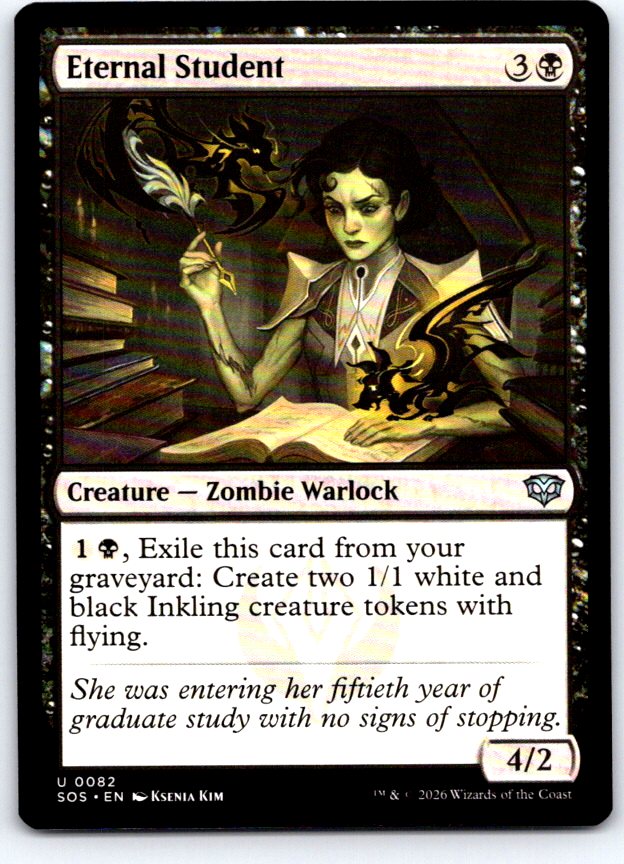 Eternal Student 82 Uncommon Secrets of Strixhaven Magic: The Gathering Near Mint