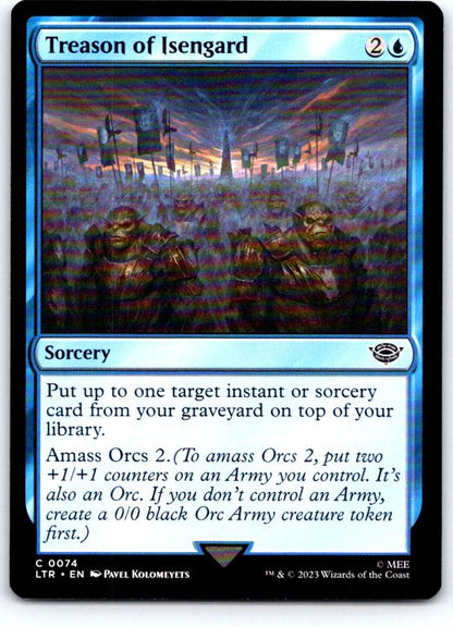 Treason of Isengard 74 Universes Beyond: LOTR: Tales of Middle-earth MTG NM