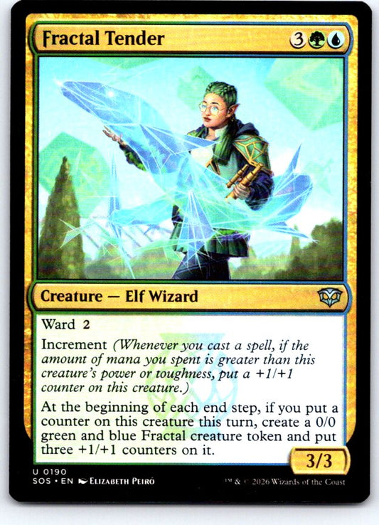 Fractal Tender 190 Uncommon Secrets of Strixhaven Magic: The Gathering Near Mint