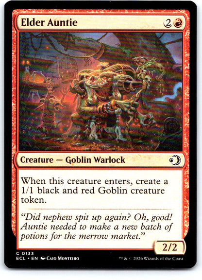 Elder Auntie 133 Common Lorwyn Eclipsed Magic: The Gathering Near Mint