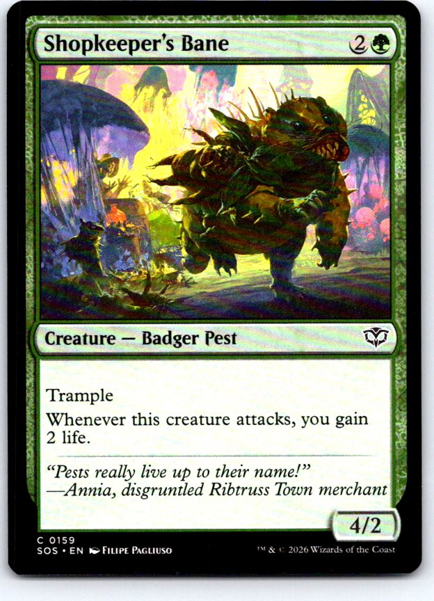 Shopkeeper's Bane 159 Common Secrets of Strixhaven Magic: The Gathering NM