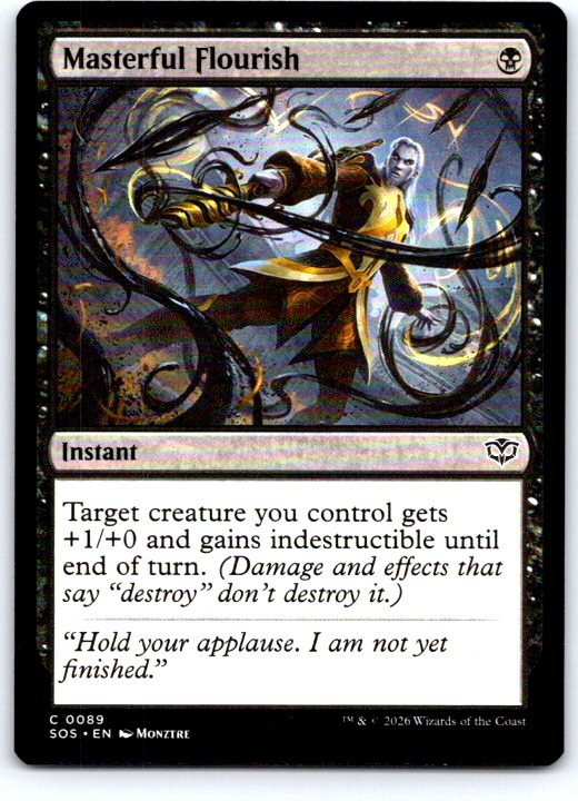 Masterful Flourish 89 Common Secrets of Strixhaven Magic: The Gathering NM