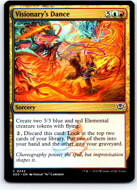 Visionary's Dance 242 Common Secrets of Strixhaven Magic: The Gathering NM