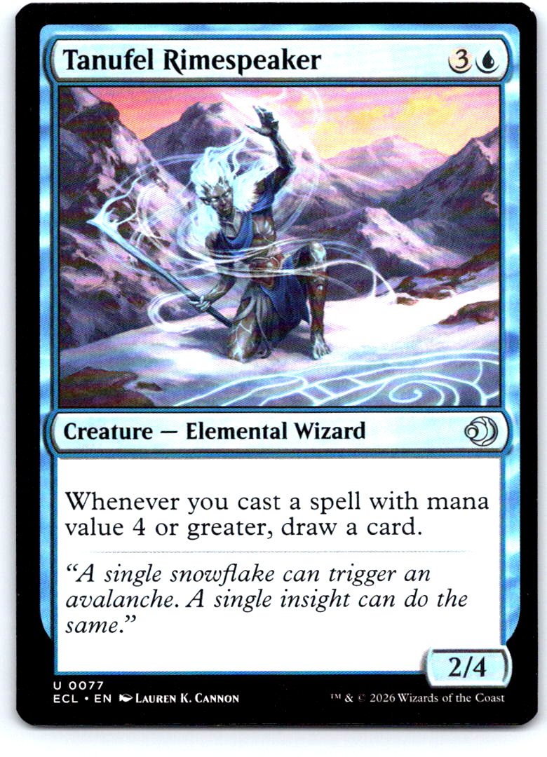 Tanufel Rimespeaker 77 Uncommon Lorwyn Eclipsed Magic: The Gathering Near Mint