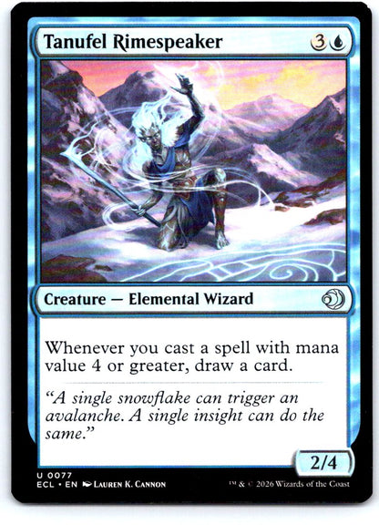 Tanufel Rimespeaker 77 Uncommon Lorwyn Eclipsed Magic: The Gathering Near Mint