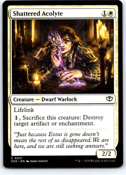Shattered Acolyte 31 Common Secrets of Strixhaven Magic: The Gathering Near Mint