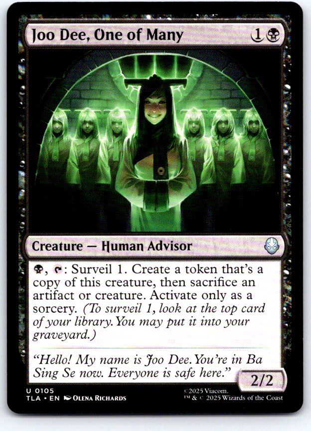 Joo Dee, One of Many 105 Avatar: The Last Airbender Magic: The Gathering NM