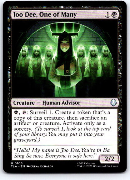 Joo Dee, One of Many 105 Avatar: The Last Airbender Magic: The Gathering NM