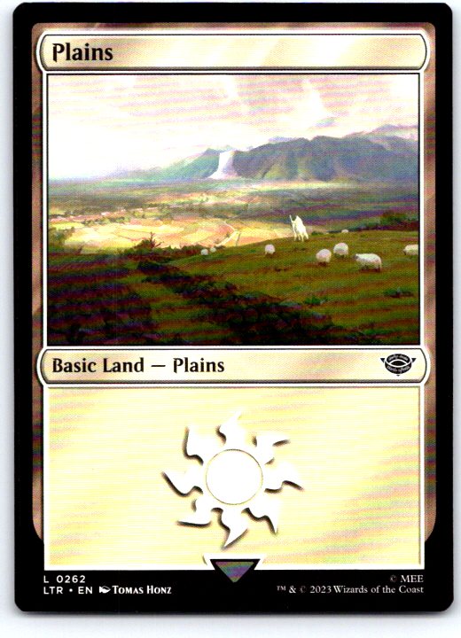 Plains (0262) 262 Universes Beyond: LOTR: Tales of Middle-earth MTG NM
