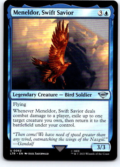 Meneldor, Swift Savior 62 Universes Beyond: LOTR Magic: The Gathering NM