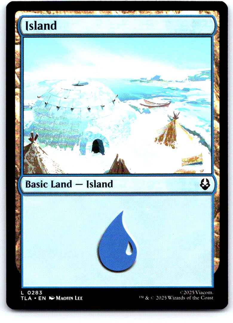 Island (0283) 283 Land Avatar: The Last Airbender Magic: The Gathering Near Mint