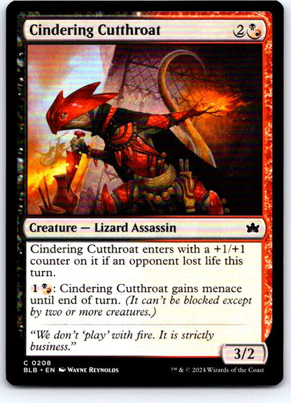 Cindering Cutthroat 208 Common Bloomburrow Magic: The Gathering Near Mint
