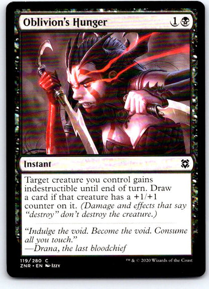 Oblivion's Hunger 119 Common Zendikar Rising Magic: The Gathering Near Mint