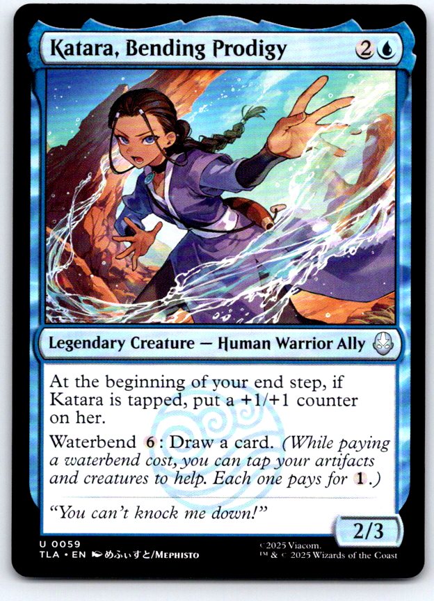 Katara, Bending Prodigy 59 Avatar: The Last Airbender Magic: The Gathering NM