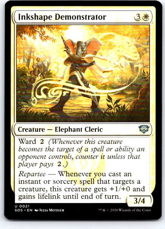 Inkshape Demonstrator 21 Uncommon Secrets of Strixhaven Magic: The Gathering NM