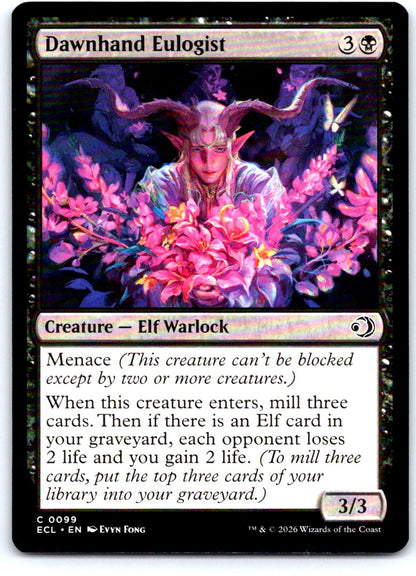 Dawnhand Eulogist 99 Common Lorwyn Eclipsed Magic: The Gathering Near Mint