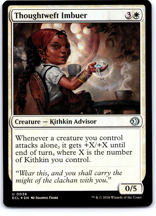 Thoughtweft Imbuer 38 Uncommon Lorwyn Eclipsed Magic: The Gathering Foil NM