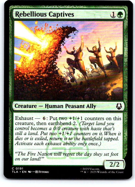 Rebellious Captives 191 Avatar: The Last Airbender Magic: The Gathering NM