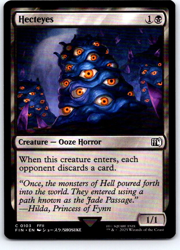 Hecteyes 103 Common FINAL FANTASY Magic: The Gathering Near Mint
