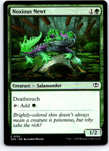 Noxious Newt 155 Common Secrets of Strixhaven Magic: The Gathering Near Mint