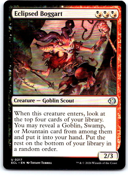 Eclipsed Boggart 217 Uncommon Lorwyn Eclipsed Magic: The Gathering Near Mint