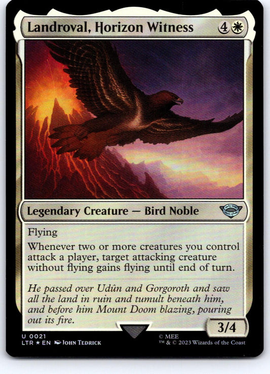 Landroval, Horizon Witness 21 Universes Beyond: LOTR MTG Foil NM