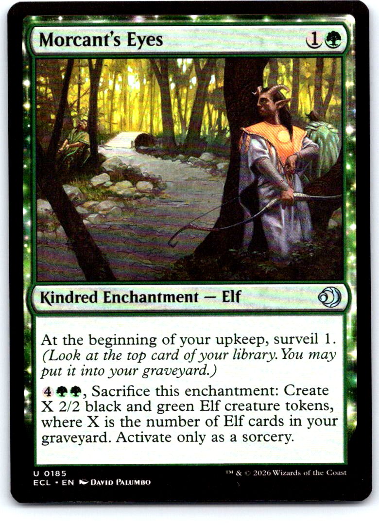 Morcant's Eyes 185 Uncommon Lorwyn Eclipsed Magic: The Gathering Near Mint